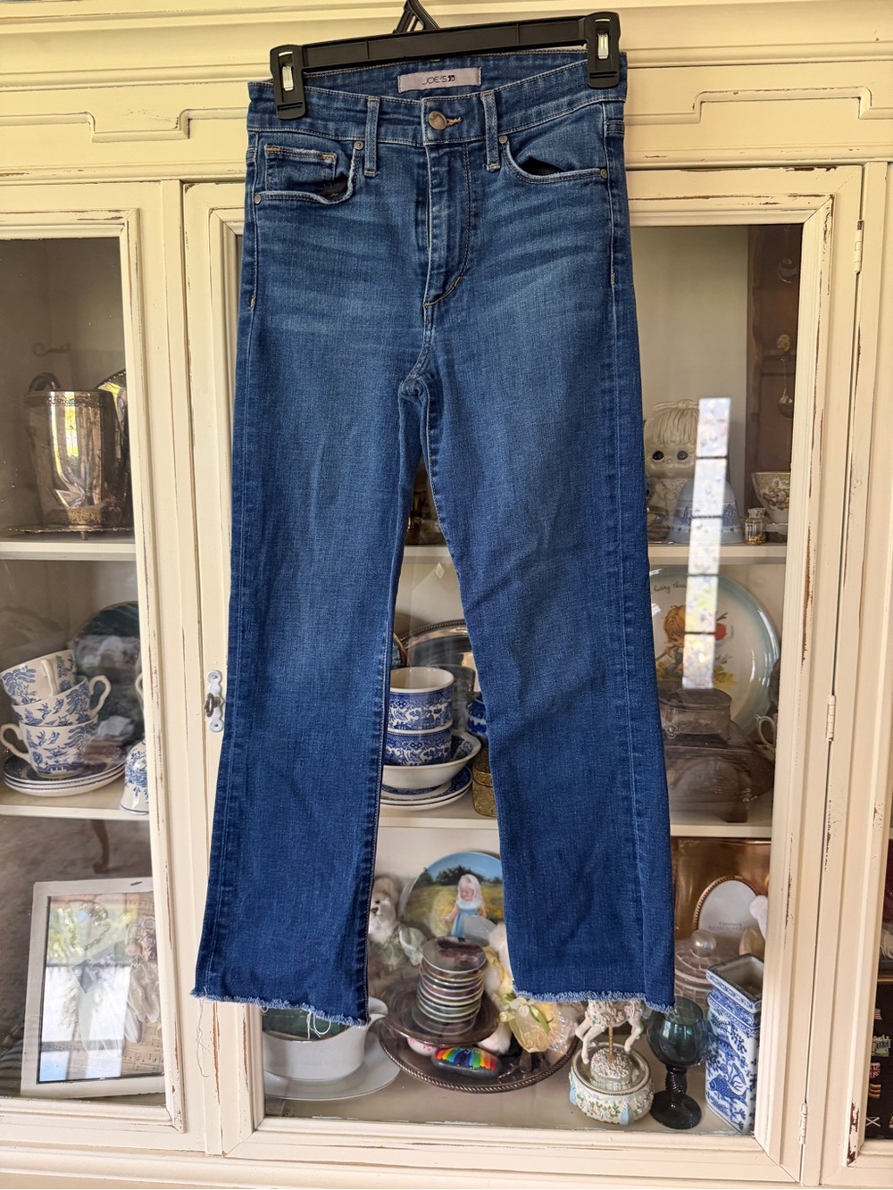 Joe's Jeans Straight-Leg Mid Wash Denim Jeans
